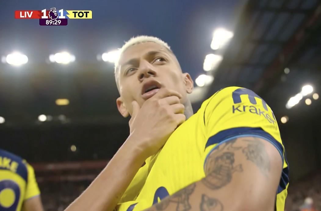 欧冠直播下载-16场6球，利物浦是里沙利松英超生涯进球并列最多的对手